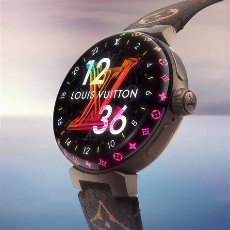 tambour horizon smartwatch louis vuitton|tambour horizon light up.